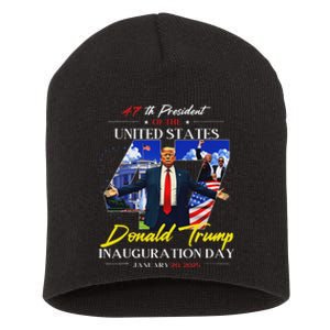 President Donald Trump Inauguration Day 2025 47th Usa Flag Short Acrylic Beanie