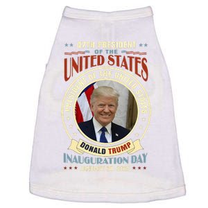 President Donald Trump Inauguration 2025 Memorabilia Doggie Tank