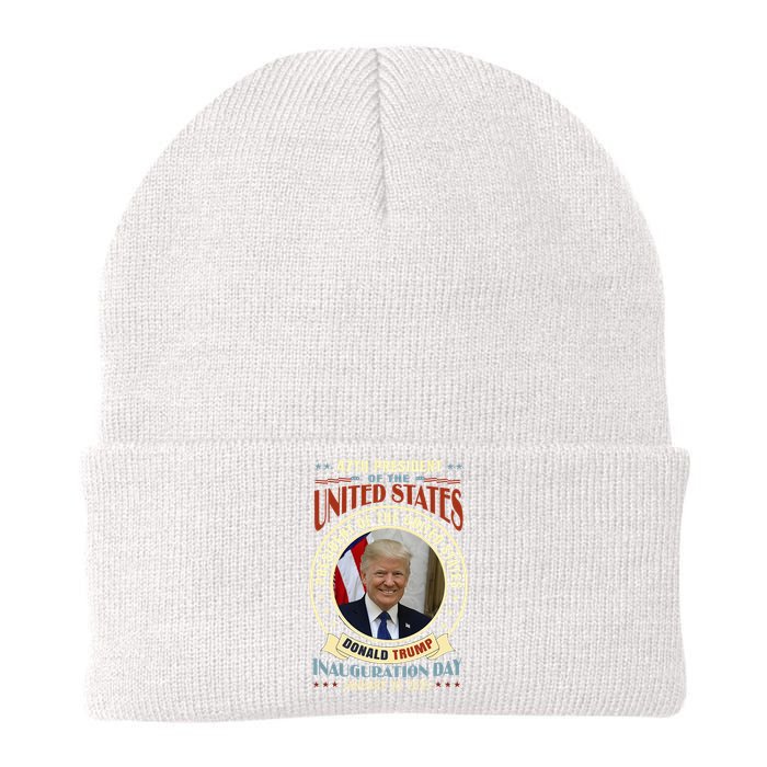 President Donald Trump Inauguration 2025 Memorabilia Knit Cap Winter Beanie