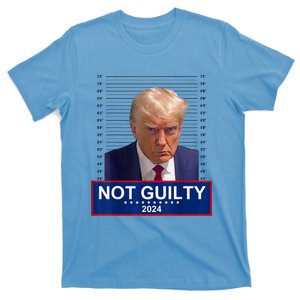 President Donald Trump Mugshot 2024 Not Guilty Supporter T-Shirt