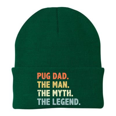 Pug dad The Man Myth Legend Father’s day gift for Papa Knit Cap Winter Beanie