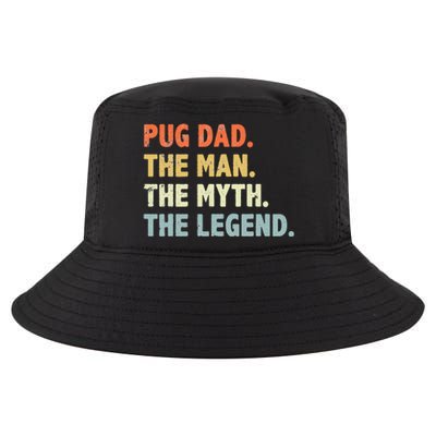 Pug dad The Man Myth Legend Father’s day gift for Papa Cool Comfort Performance Bucket Hat