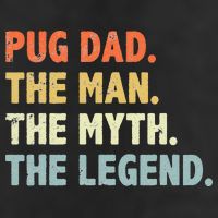 Pug dad The Man Myth Legend Father’s day gift for Papa Adult Drive Performance Visor