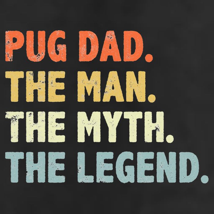 Pug dad The Man Myth Legend Father’s day gift for Papa Adult Drive Performance Visor