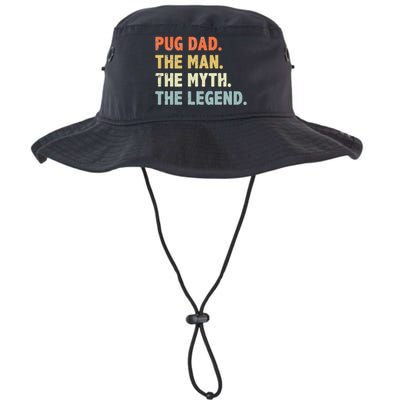 Pug dad The Man Myth Legend Father’s day gift for Papa Legacy Cool Fit Booney Bucket Hat