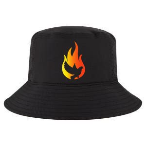 Pentecost Doves Tongues Fire Flame Holy Spirit Catholic Cool Comfort Performance Bucket Hat