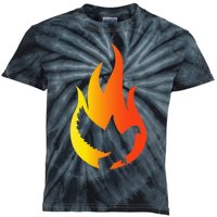 Pentecost Doves Tongues Fire Flame Holy Spirit Catholic Kids Tie-Dye T-Shirt