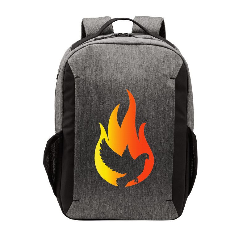 Pentecost Doves Tongues Fire Flame Holy Spirit Catholic Vector Backpack