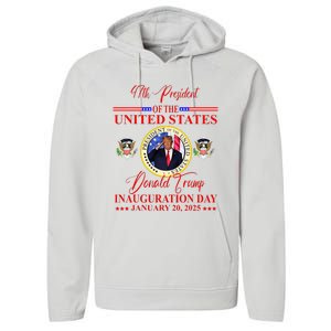 President Donald Trump Inauguration Day 2025 Performance Fleece Hoodie