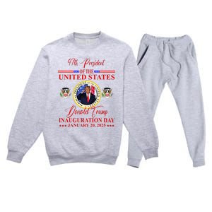 President Donald Trump Inauguration Day 2025 Premium Crewneck Sweatsuit Set