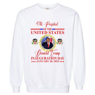 President Donald Trump Inauguration Day 2025 Garment-Dyed Sweatshirt