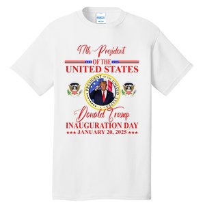 President Donald Trump Inauguration Day 2025 Tall T-Shirt