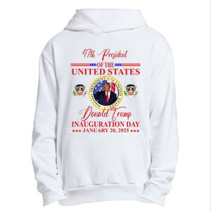 President Donald Trump Inauguration Day 2025 Urban Pullover Hoodie