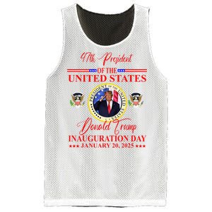 President Donald Trump Inauguration Day 2025 Mesh Reversible Basketball Jersey Tank