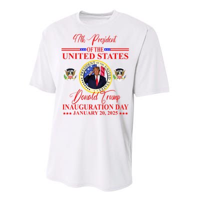 President Donald Trump Inauguration Day 2025 Performance Sprint T-Shirt