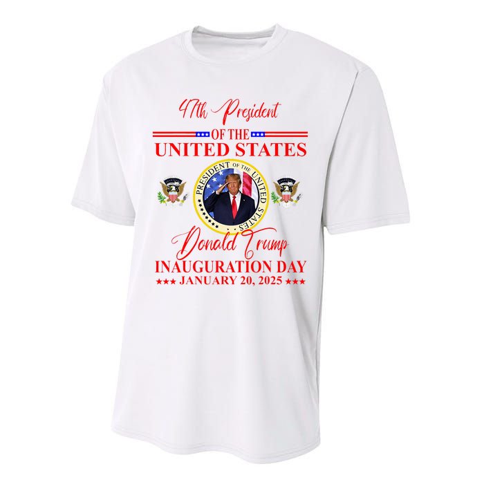 President Donald Trump Inauguration Day 2025 Performance Sprint T-Shirt