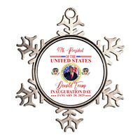 President Donald Trump Inauguration Day 2025 Metallic Star Ornament