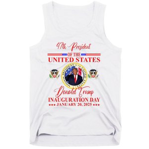 President Donald Trump Inauguration Day 2025 Tank Top