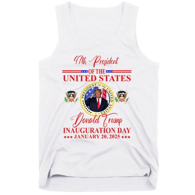 President Donald Trump Inauguration Day 2025 Tank Top