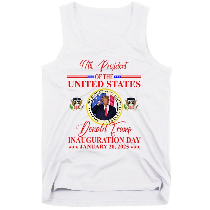 President Donald Trump Inauguration Day 2025 Tank Top