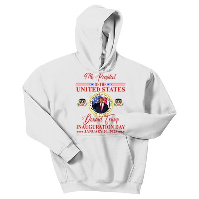 President Donald Trump Inauguration Day 2025 Kids Hoodie