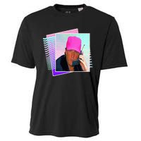 President Donald Trump Retro 80s 90s Graphic Cooling Performance Crew T-Shirt