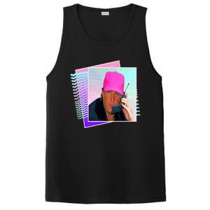 President Donald Trump Retro 80s 90s Graphic PosiCharge Competitor Tank