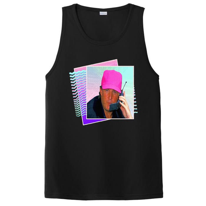 President Donald Trump Retro 80s 90s Graphic PosiCharge Competitor Tank