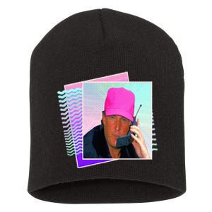 President Donald Trump Retro 80s 90s Graphic Short Acrylic Beanie