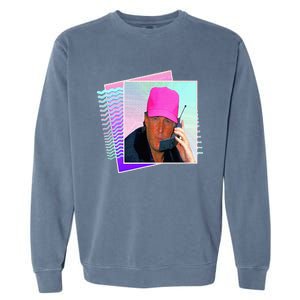 President Donald Trump Retro 80s 90s Graphic Garment-Dyed Sweatshirt