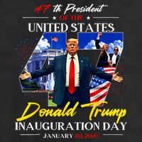 President Donald Trump Inauguration Day 2025 Photo Memorabilia Adult Drive Performance Visor