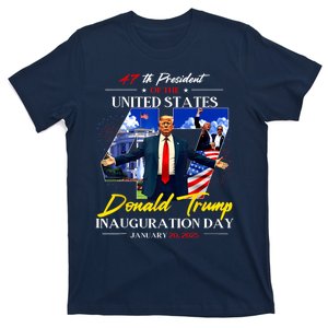 President Donald Trump Inauguration Day 2025 Photo Memorabilia T-Shirt