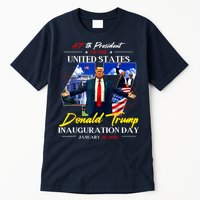 President Donald Trump Inauguration Day 2025 Photo Memorabilia Tall T-Shirt