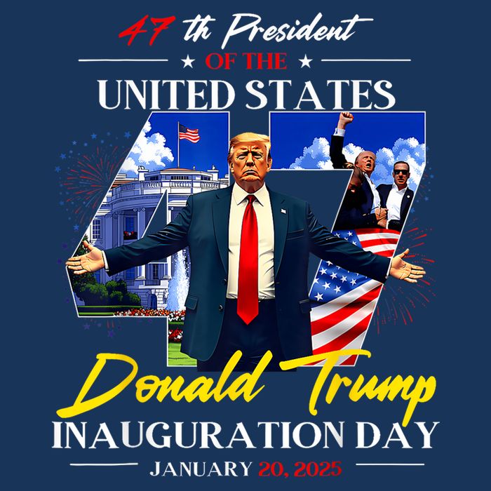 President Donald Trump Inauguration Day 2025 Photo Memorabilia Tall T-Shirt