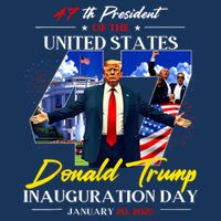 President Donald Trump Inauguration Day 2025 Photo Memorabilia Cooling Performance Long Sleeve Crew