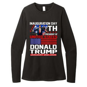 President Donald Trump Inauguration Day 2025 Memorabilia Womens CVC Long Sleeve Shirt