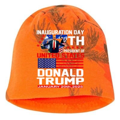 President Donald Trump Inauguration Day 2025 Memorabilia Kati - Camo Knit Beanie