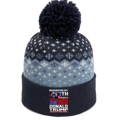 President Donald Trump Inauguration Day 2025 Memorabilia The Baniff Cuffed Pom Beanie