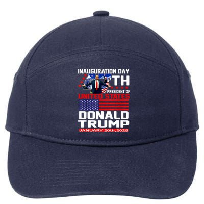 President Donald Trump Inauguration Day 2025 Memorabilia 7-Panel Snapback Hat