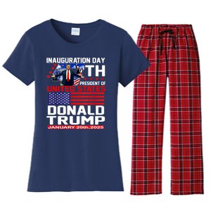 President Donald Trump Inauguration Day 2025 Memorabilia Women's Flannel Pajama Set