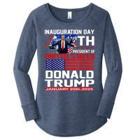 President Donald Trump Inauguration Day 2025 Memorabilia Women's Perfect Tri Tunic Long Sleeve Shirt