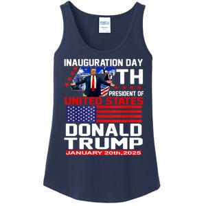 President Donald Trump Inauguration Day 2025 Memorabilia Ladies Essential Tank