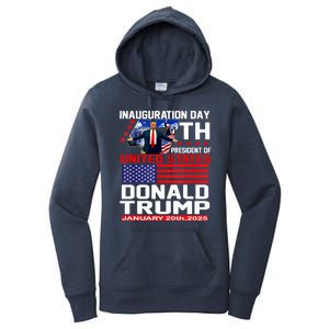 President Donald Trump Inauguration Day 2025 Memorabilia Women's Pullover Hoodie