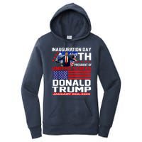 President Donald Trump Inauguration Day 2025 Memorabilia Women's Pullover Hoodie