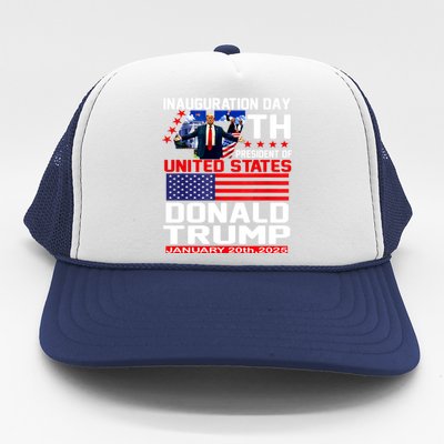 President Donald Trump Inauguration Day 2025 Memorabilia Trucker Hat