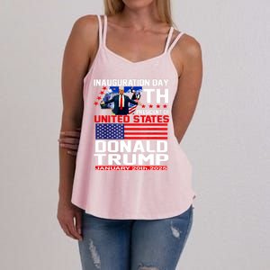 President Donald Trump Inauguration Day 2025 Memorabilia Women's Strappy Tank