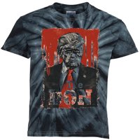 President Donald Trump 2020 Vintage Usa Flag Kids Tie-Dye T-Shirt