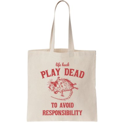 Play Dead To Avoid Responsibility Retro Bag