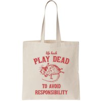Play Dead To Avoid Responsibility Retro Bag