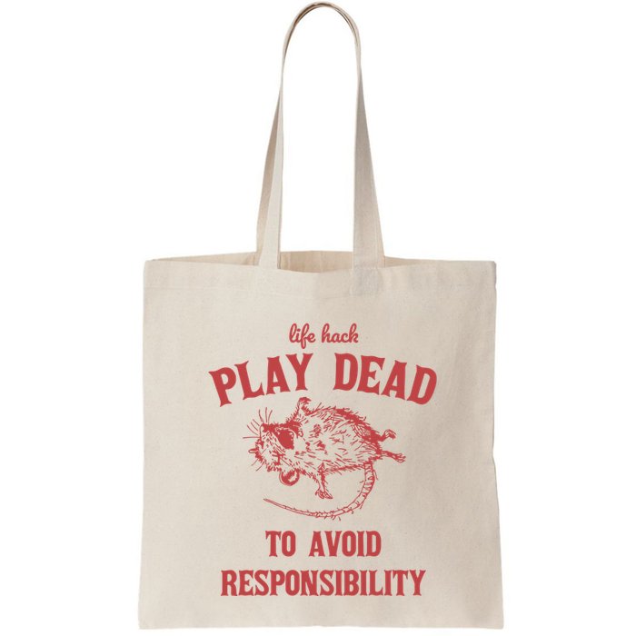 Play Dead To Avoid Responsibility Retro Bag